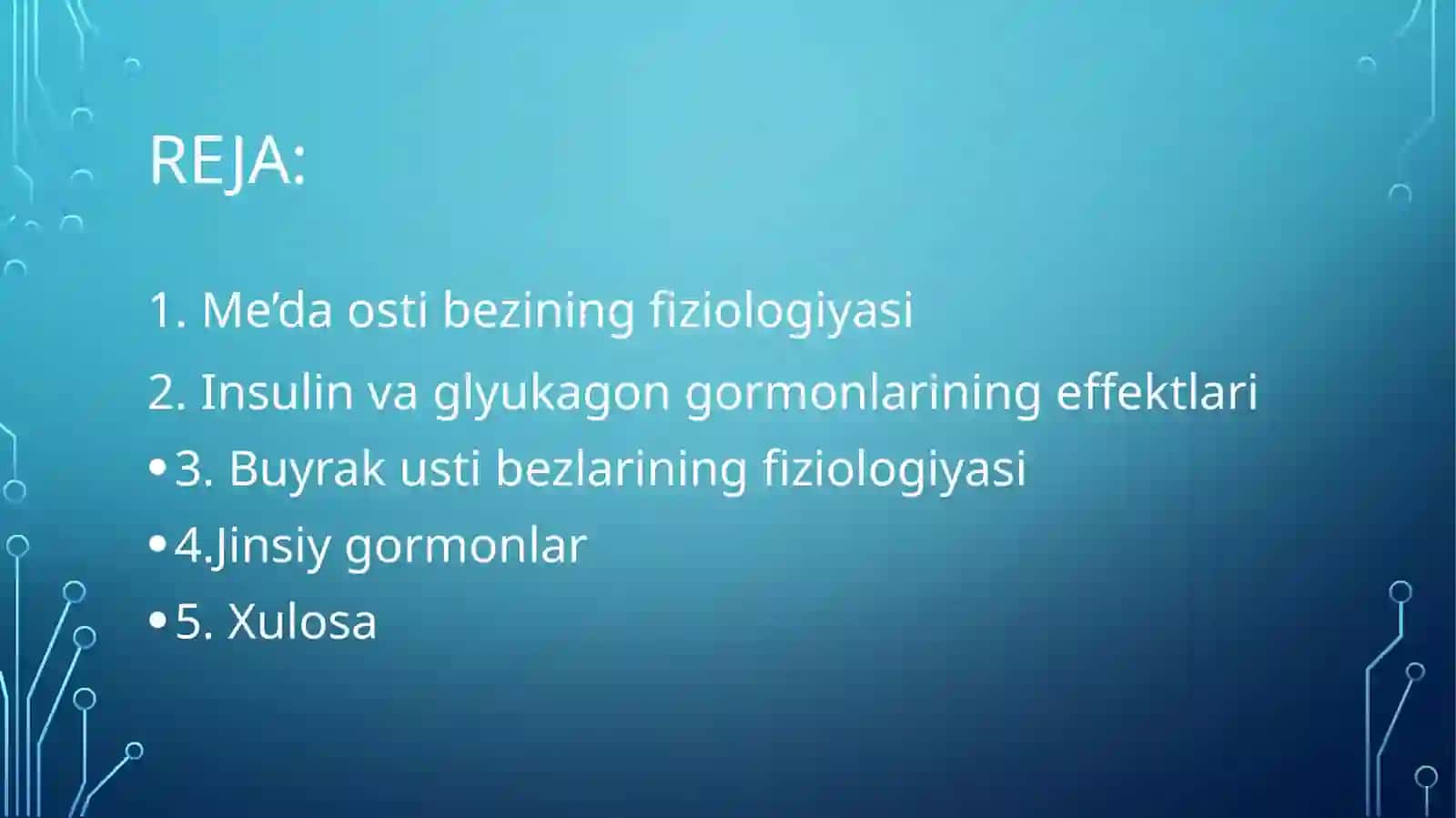 Endokrintizim haqida umumiy ma'lumot 2
