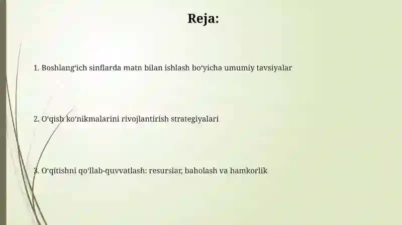 O'qish uchun qulay muhit 2