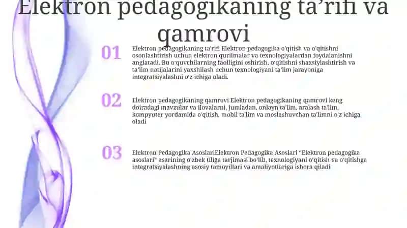 Elektron Pedagogika Asoslari 2