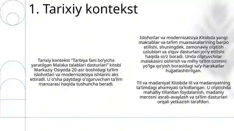 Tarbiya Fani Bóyicha Yaratilgan Malaka Talablari Dasturlari 2