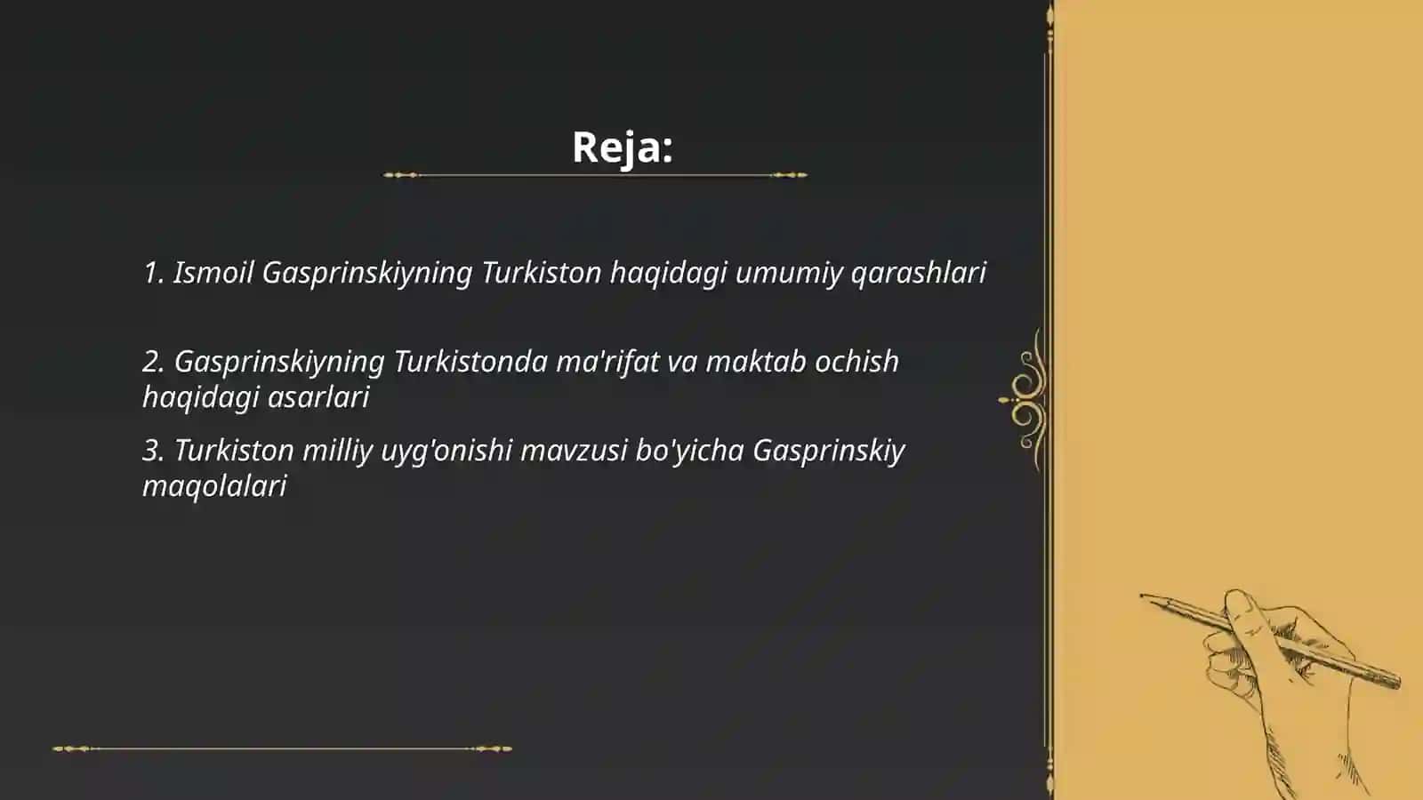 Ismoil Gasprinskiyning Turkiston haqida asarlari 2