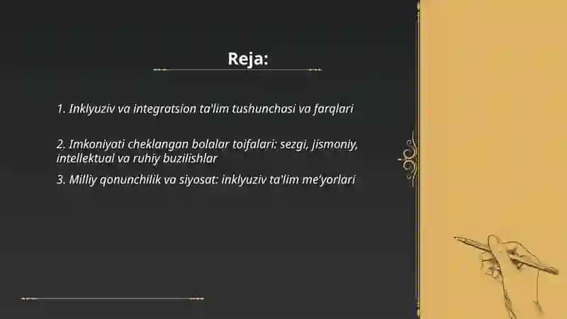 Inklyuzif va integratsion ta'lim 2