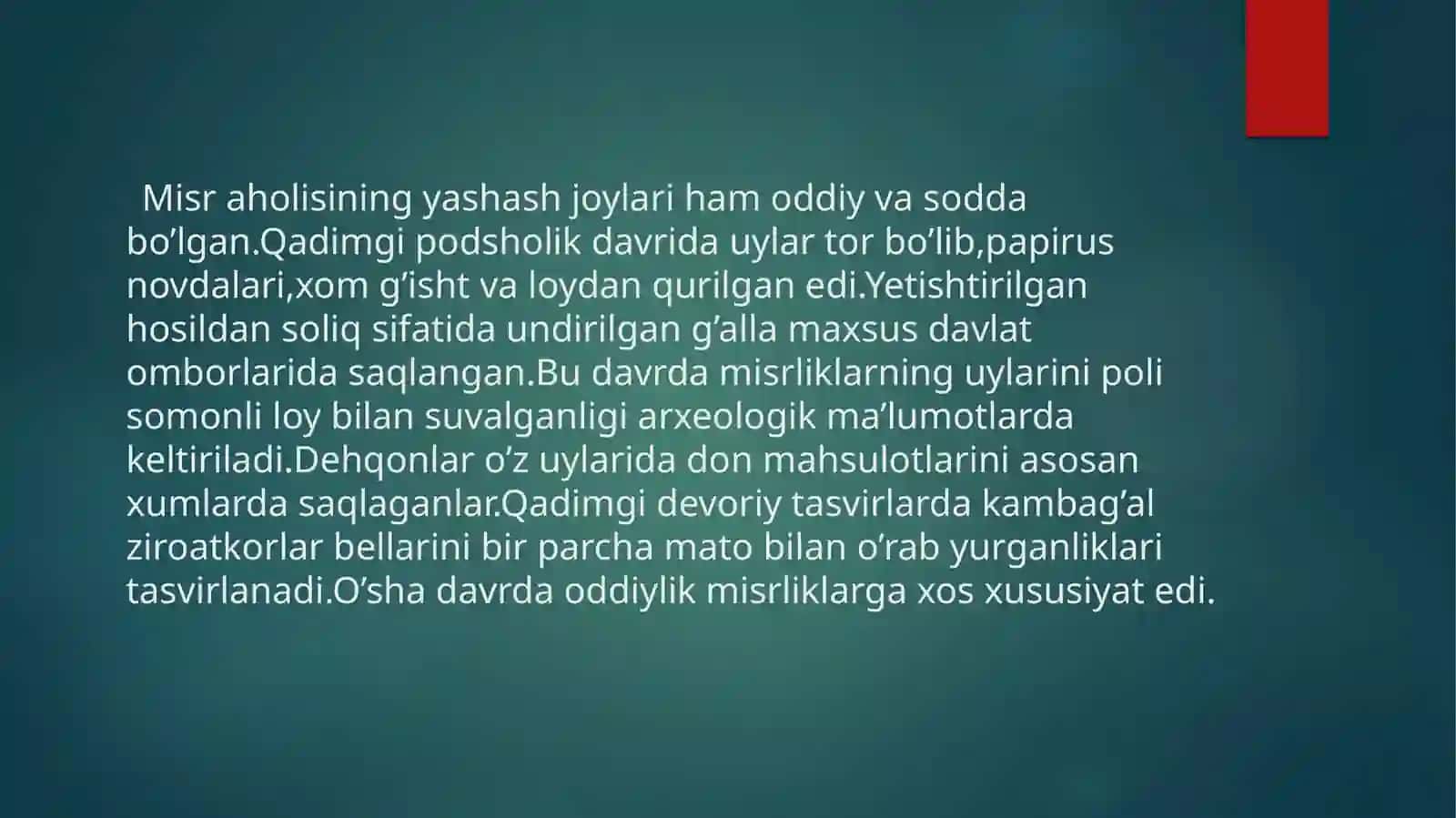 Qadimgi Misrning ijtimoiy tizimi 2