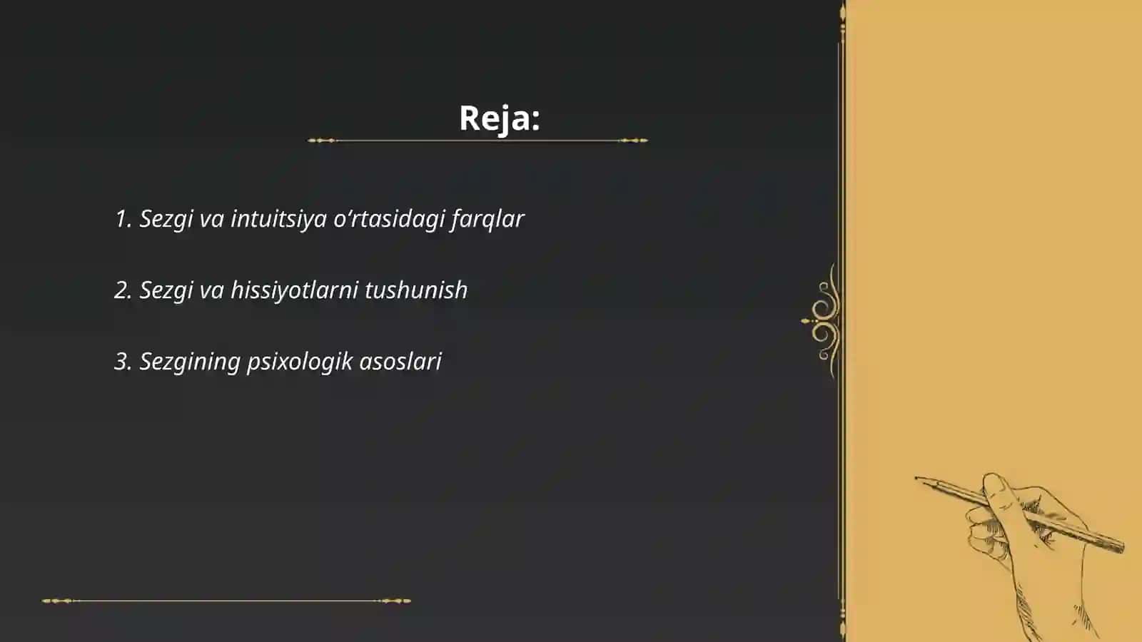 Sezgi haqida tushuncha 2