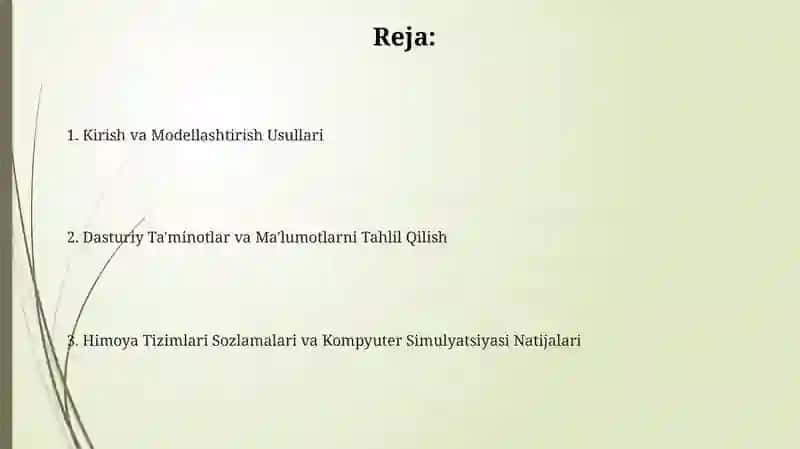 Qisqa tutashuv toklarida EHM dan foydalanish 2