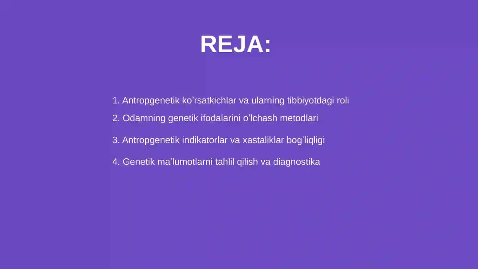 Odamning antropgenetik koʼrsatkichlarini oʼlchashning tibbiyotdagi ahamiyati 2