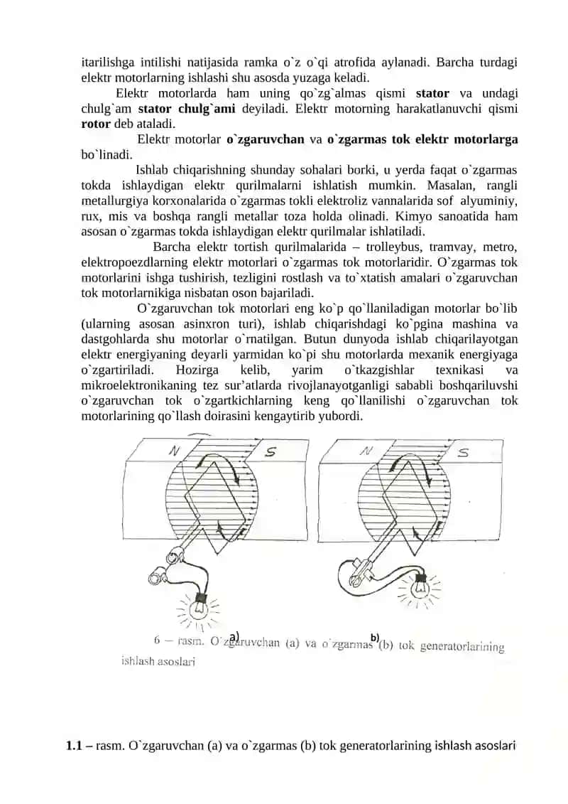ELEKTR ENERGIYA HOSIL QILUVCHI ENERGETIK QURILMALAR 2