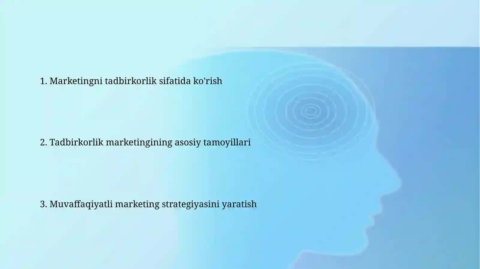 Marketing Tadbirkorlik Sifatida 2