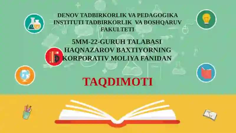 Korporativ Tuzilmalarda Moliyaviy Menejerning Roli 2