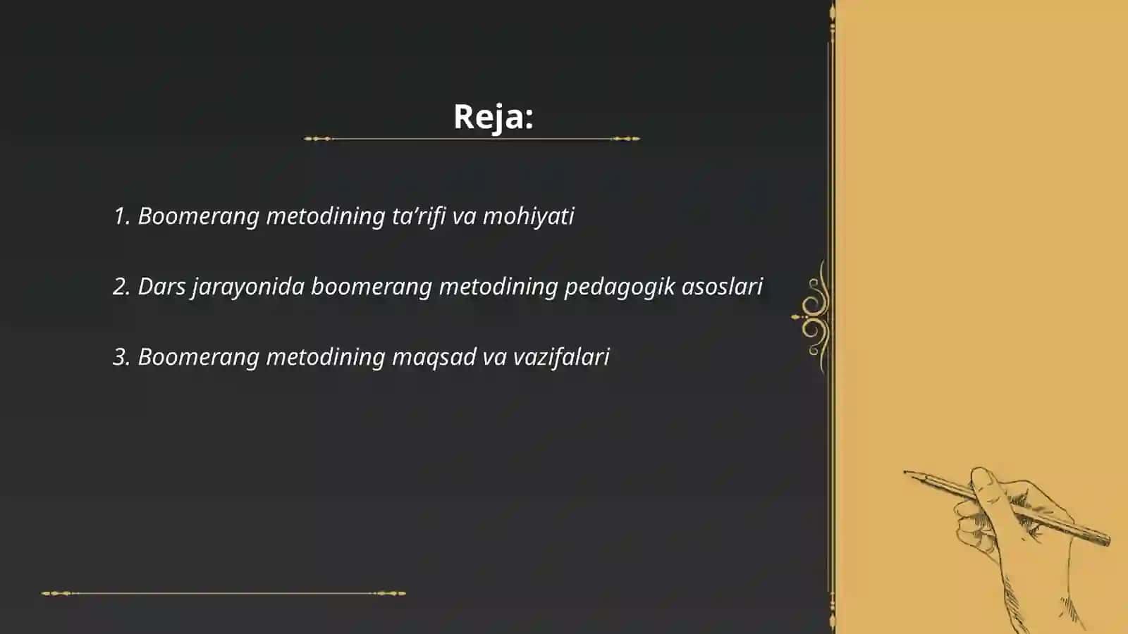 Boomerang metodining pedagogik asoslari 2