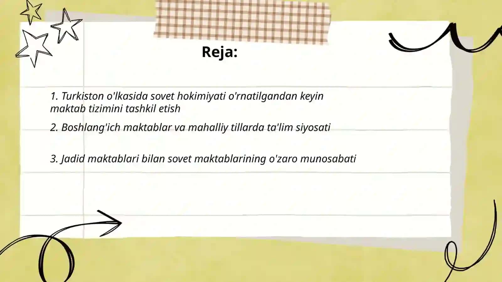 Turkiston ölkasida va sovet tizimi davrida maktab va talim tizimi 2