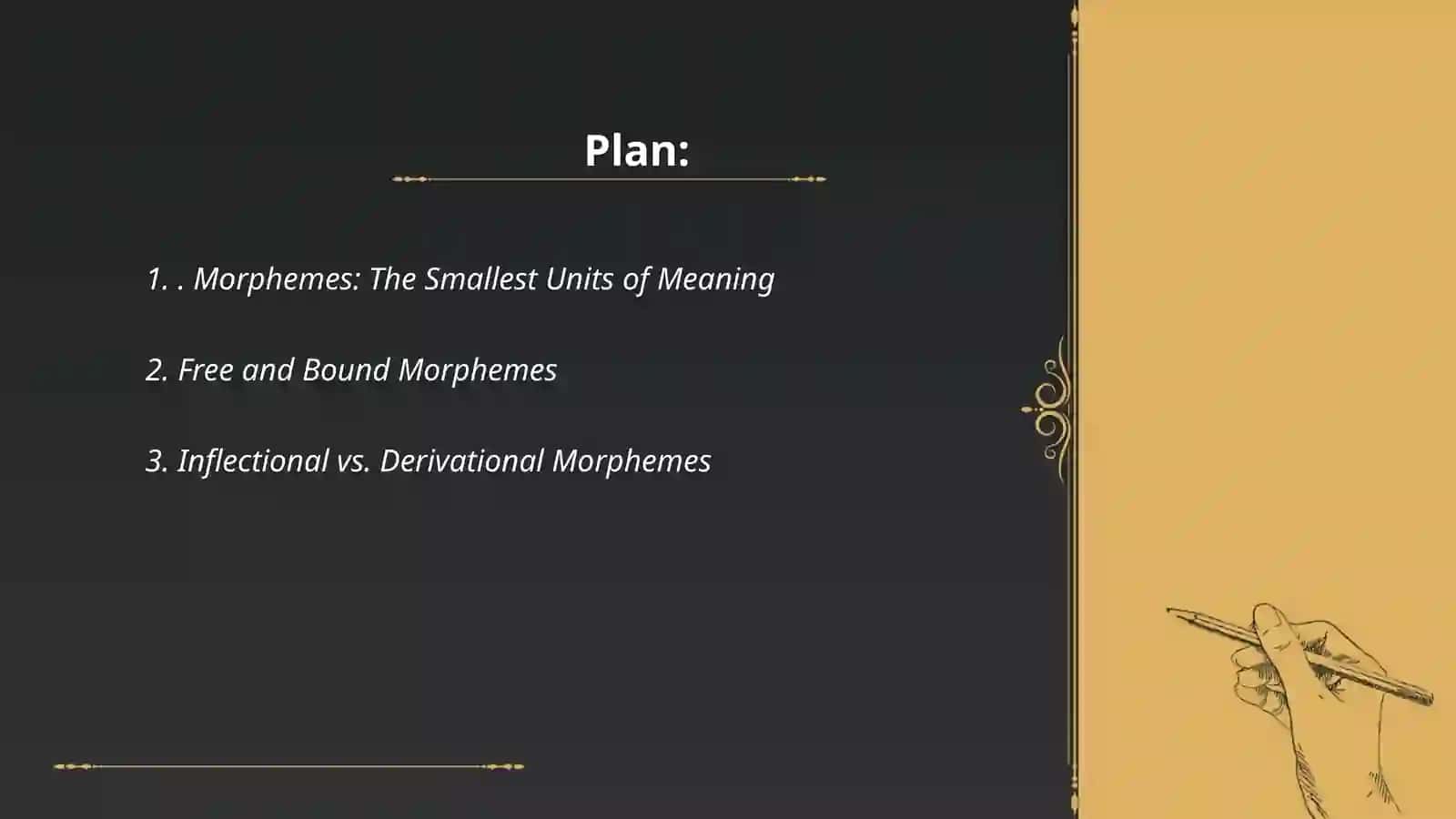 Morphology language 2