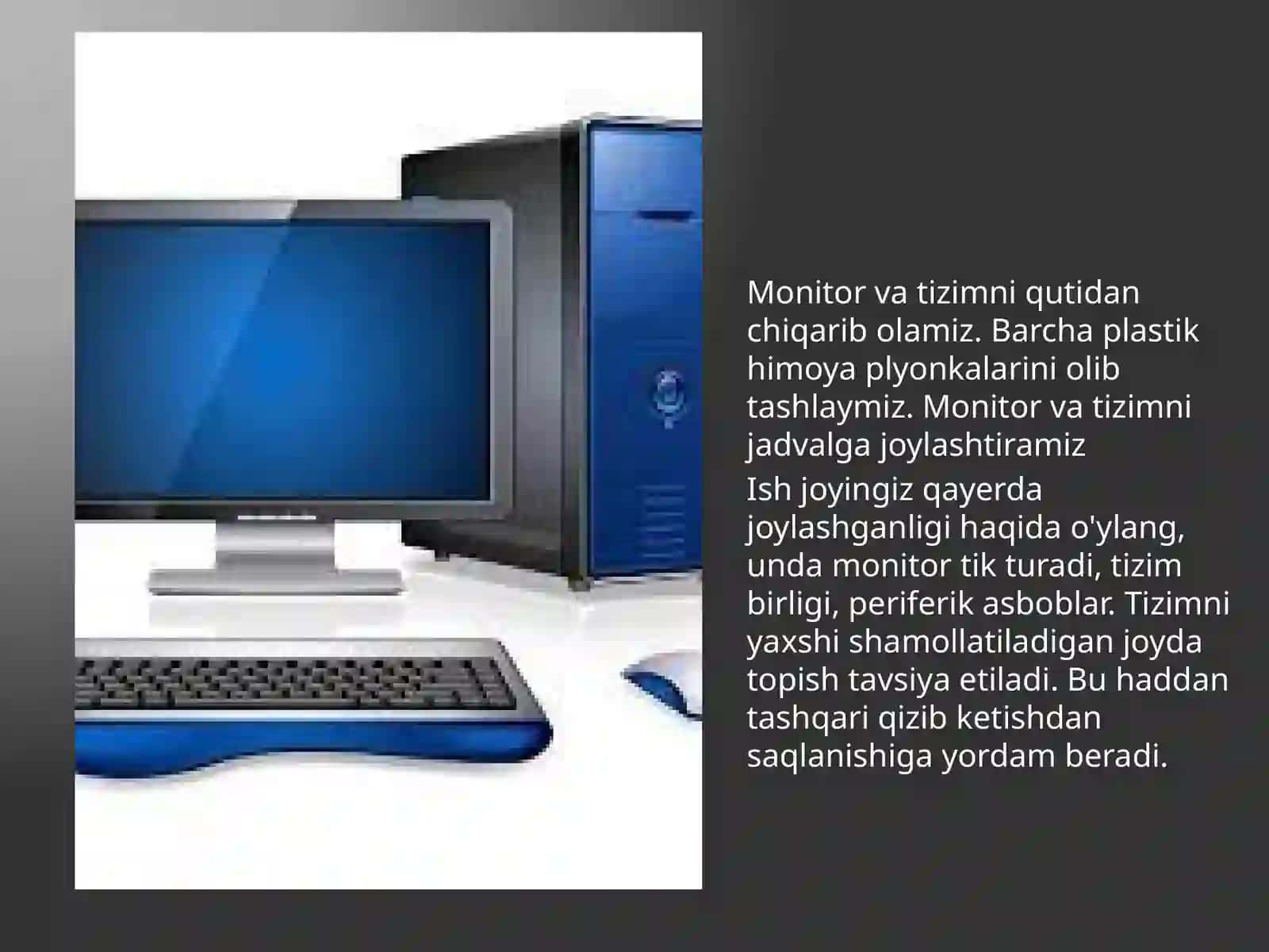 Monitor va Tizim 2