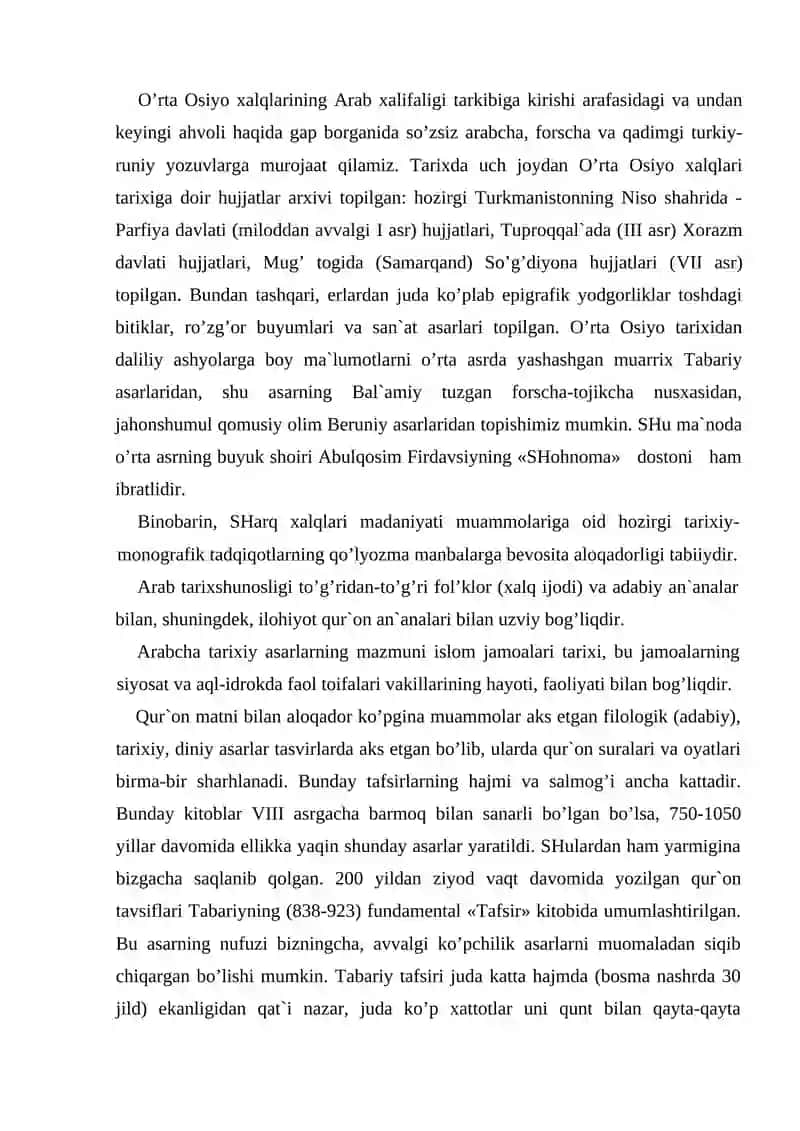 O'rta Osiyo tarixi 2