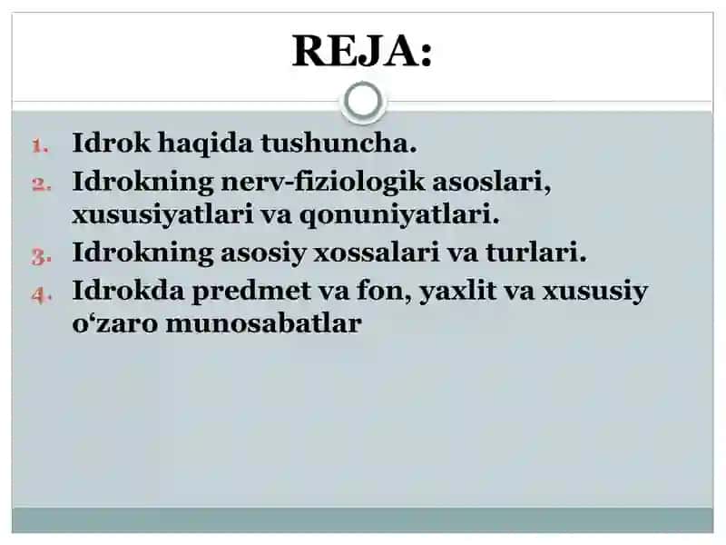 idrok haqida tushuncha 2