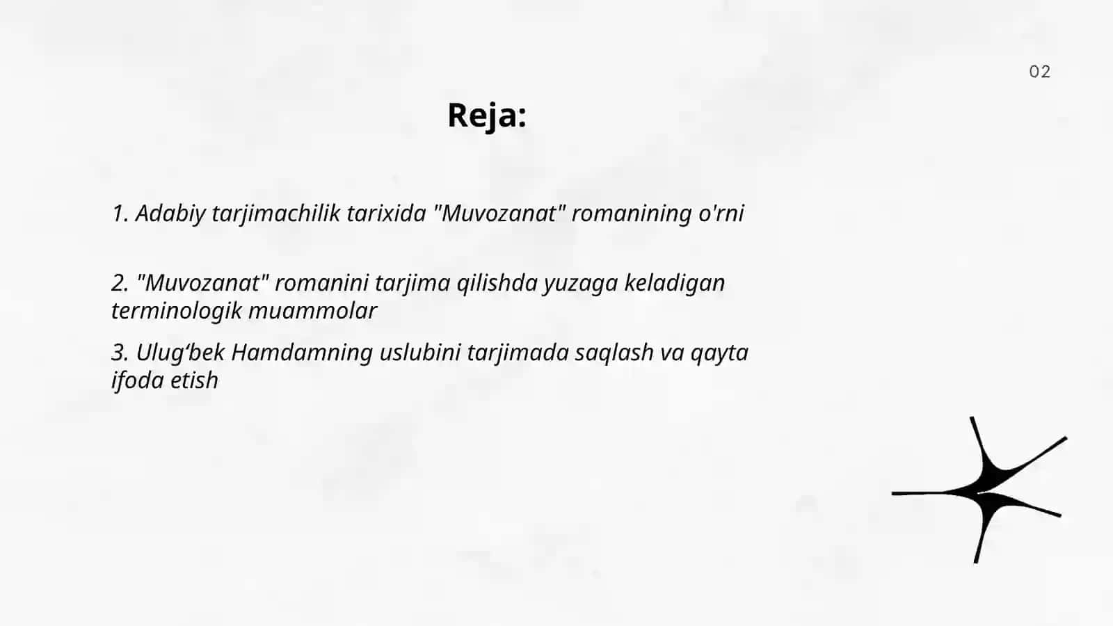 Muvozanat romanining tarjimachilik taraqqiyoti 2