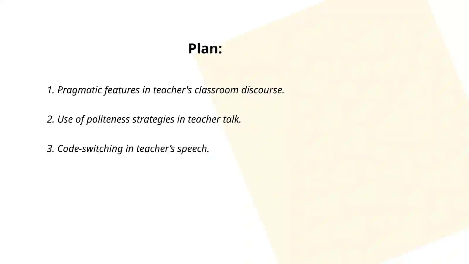 Stylistics of teacher's speech in the classroom 2