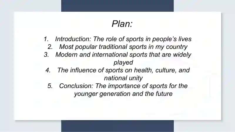 Popular sports in my country 2