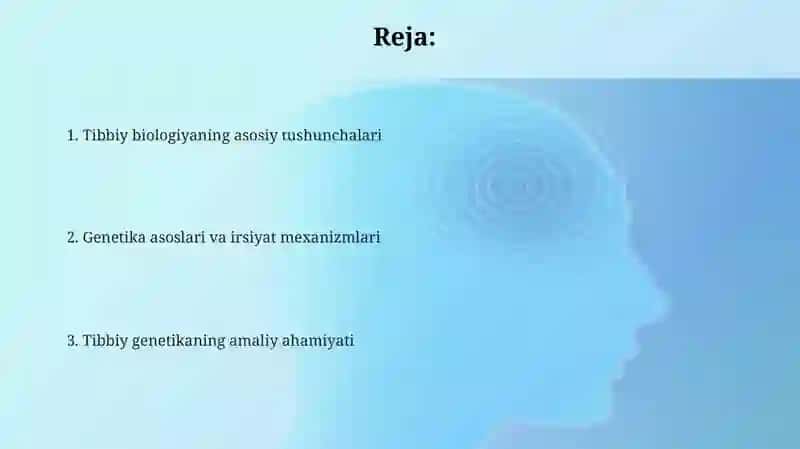 Tibbiybiologya.Genetika 2