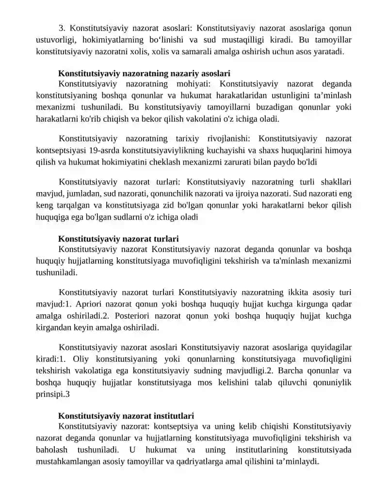 Konstitutsiyaviy Nazorat Tushunchasi Va Uning Asoslari 2