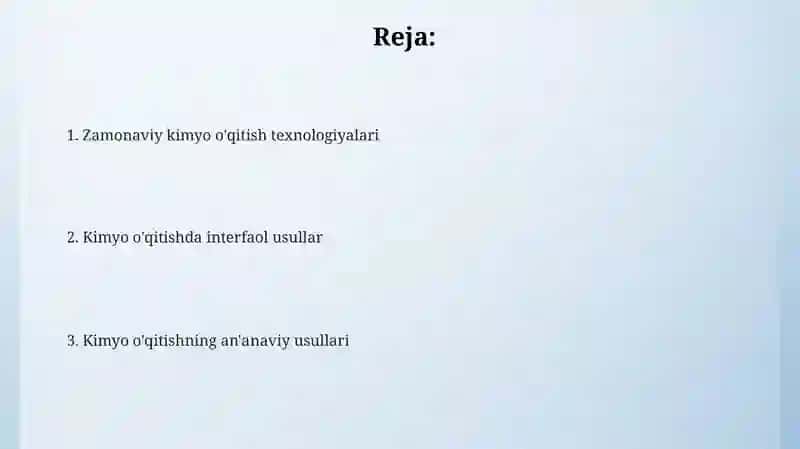 Kimyo oqitish metodlari 2
