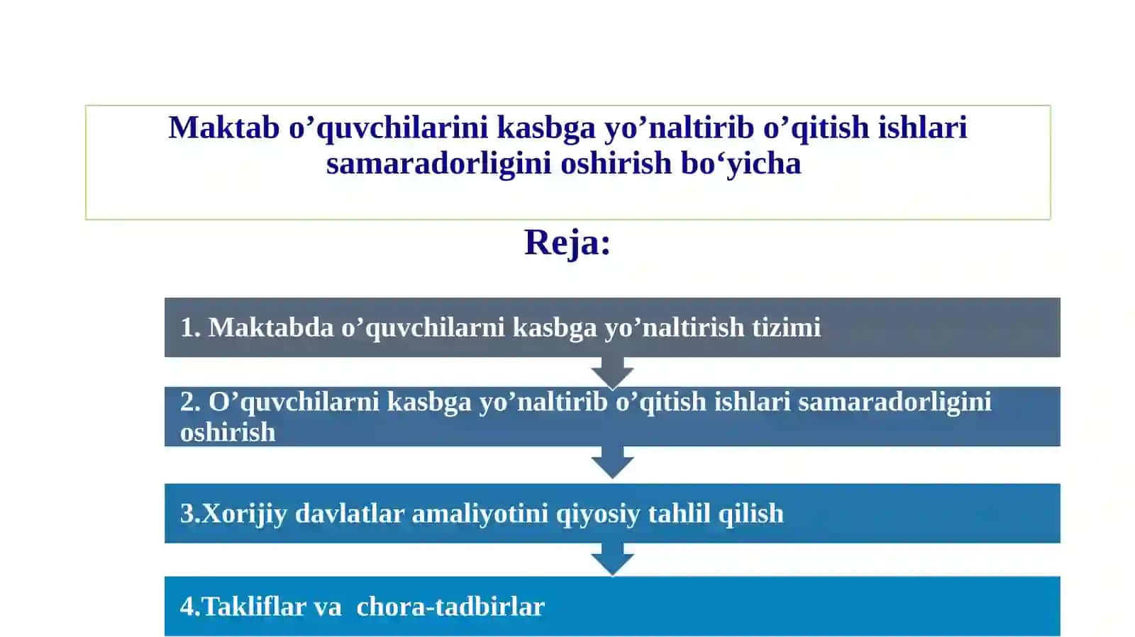 O’quvchilarini Kasbga Yo’naltirib O’qitish Ishlari 2