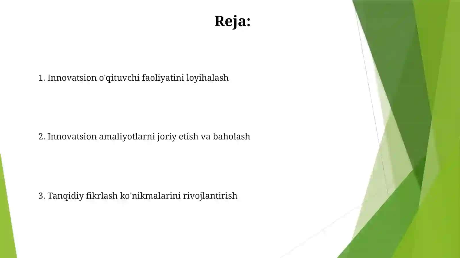 Tanqidiy fikrlash usullari 2