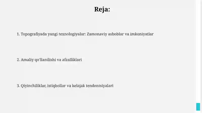 Topografiyada yangi texnologiyalar 2