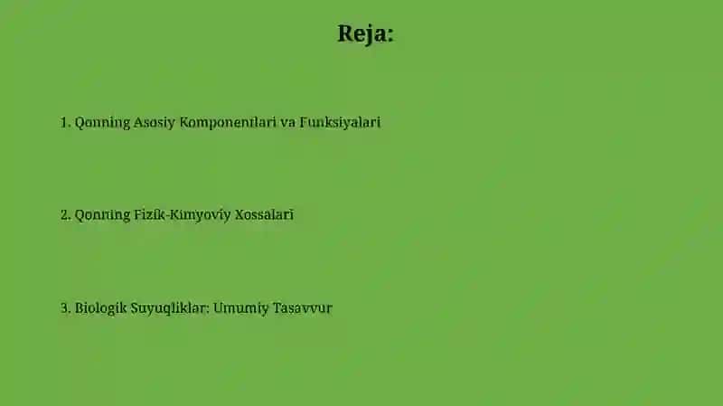 Biologik Suyuqliklar 2