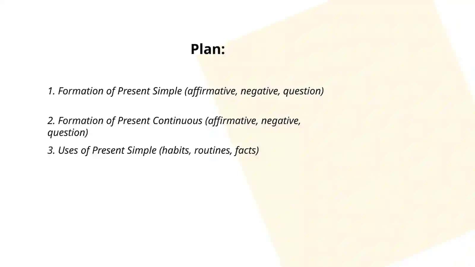 Present Simple and Present Continuous 2