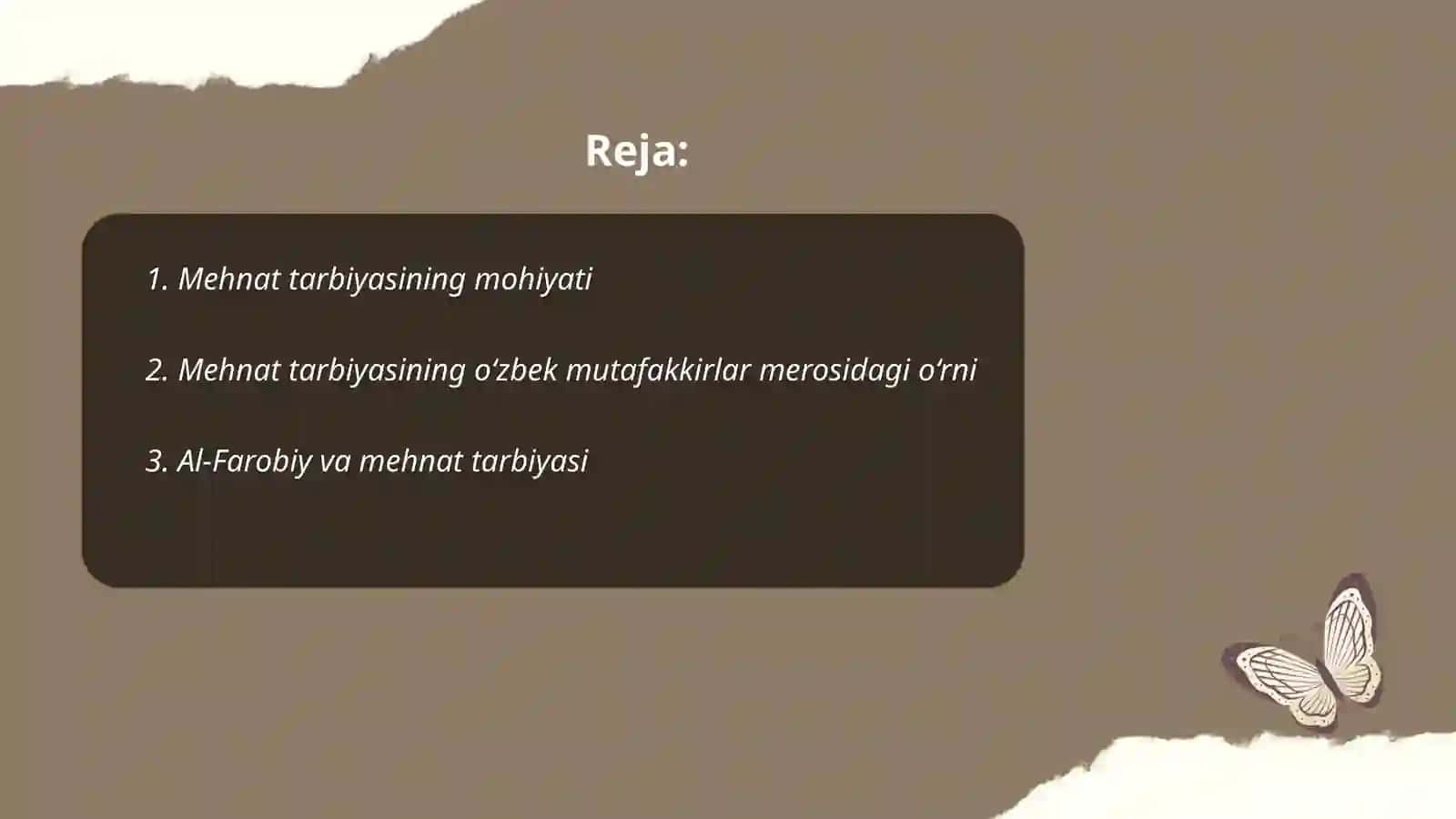 Mutafakkirlar merosida mehnat tarbiyasi 2