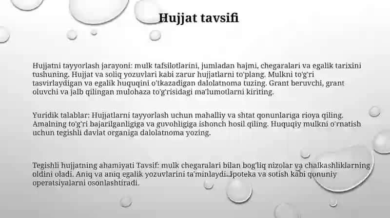 Dalolatnoma Qanday Tuziladi 2
