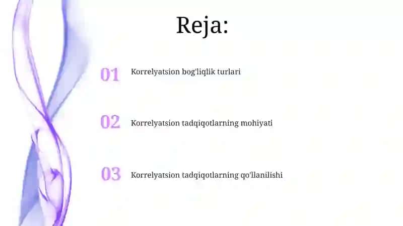 Korrelyatsion tadqiqotlar 2