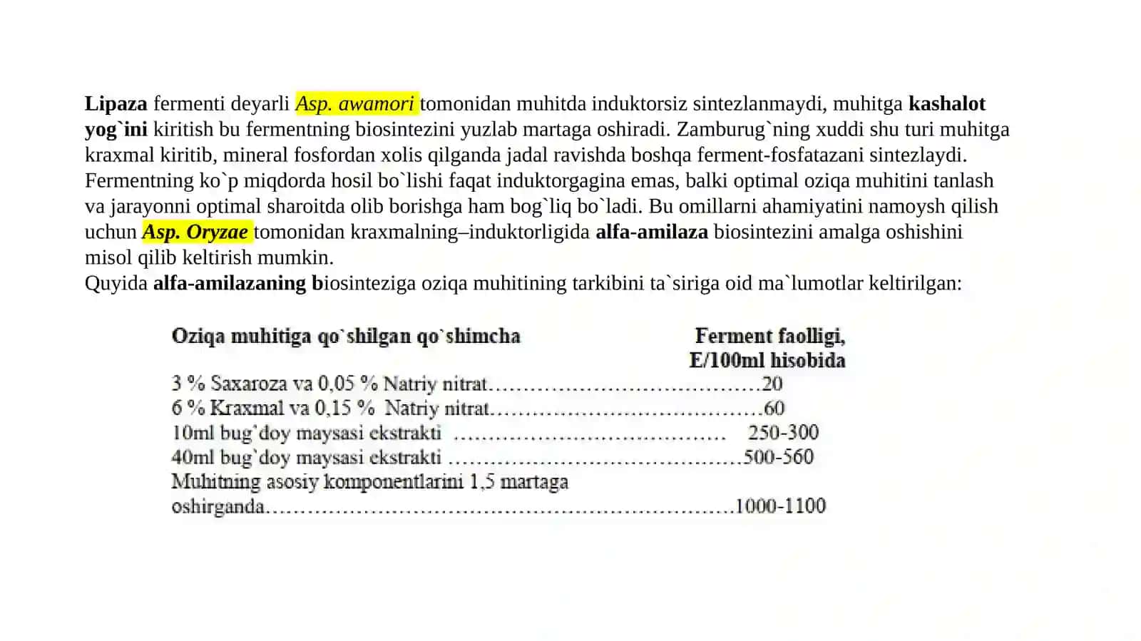 Lipaza fermentlari 2