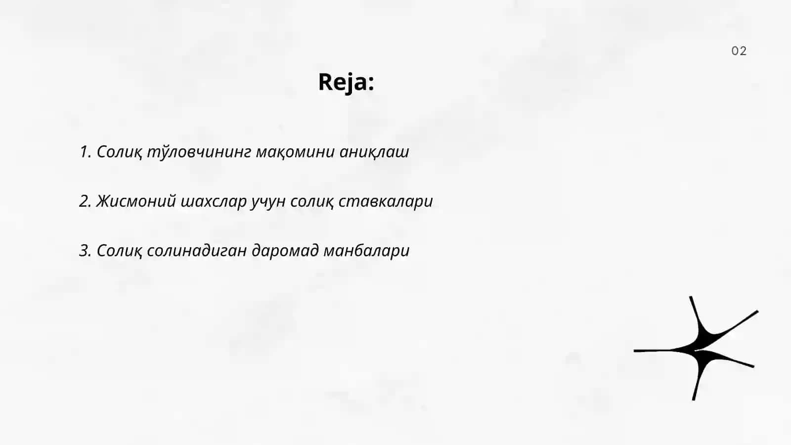 Солиқ тўловчининг мақомини аниқлаш 2