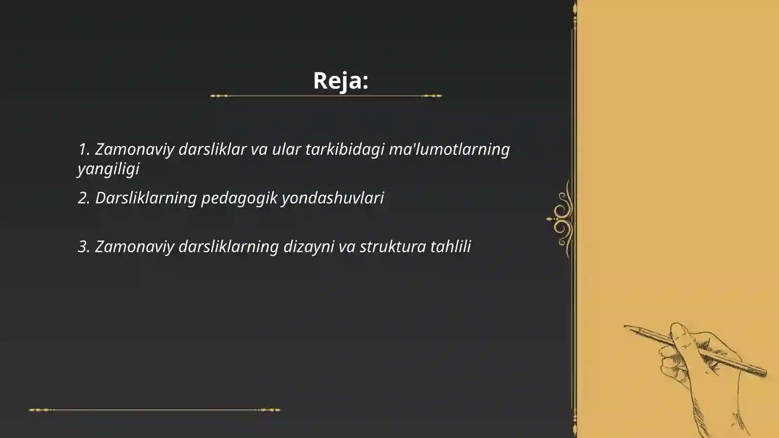 Zamonaviy darsliklar tahlili 2