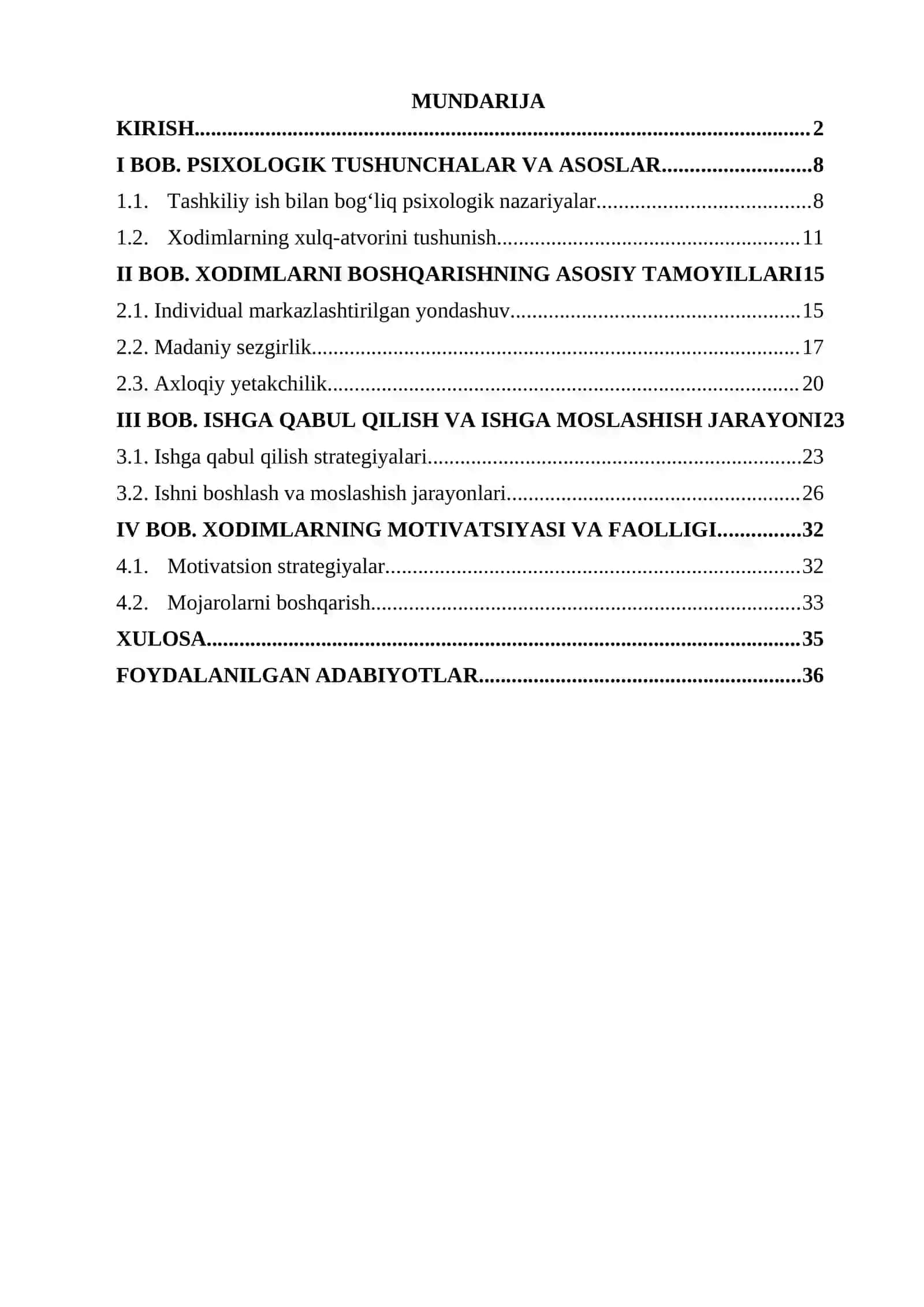 Psixologiya kurs ishi 2
