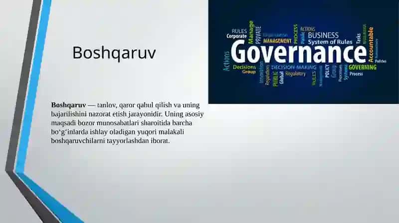 Boshqaruv va menejment 2