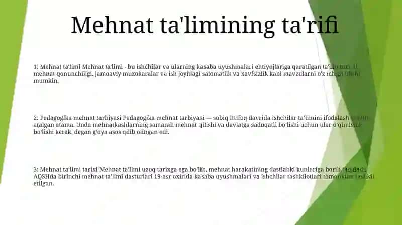 Mehmat Tarbiyasi 2