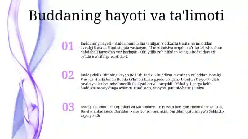 Buddaviylik Dinining Paydo Bo'Lish Tarixi 2