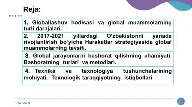 Globallashuv va global 2