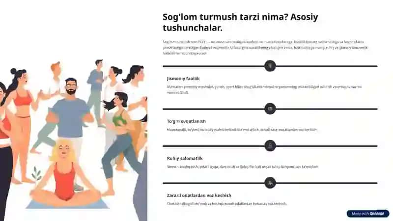 Sog'lom turmush tarzi: Salomatlik garovi 2
