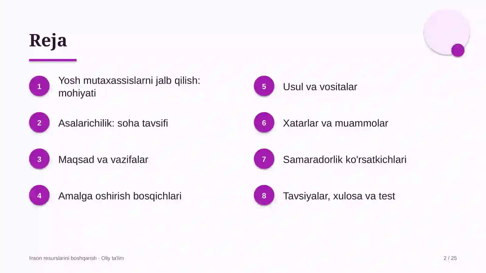 Asalarichilikda yosh mutaxassislarni jalb qilish 2