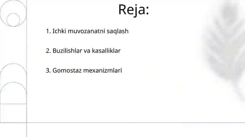 Gomeostaz 2
