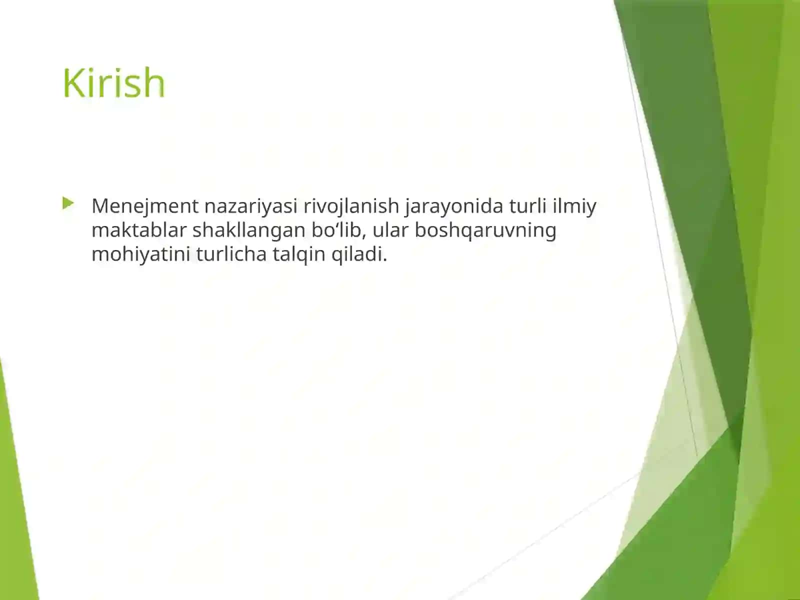 Menejmentning ilmiy maktablari 2