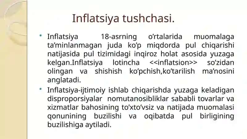 Inflatsiya va uning turlari 2