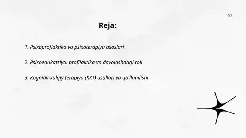 Psixoproflaktika va psixoterapiya 2