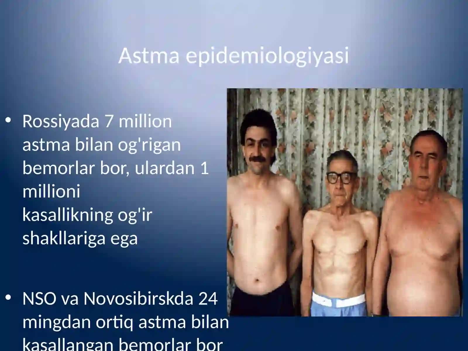 BRONXIAL ASTMA. TASHXIS VA DAVOLASH 2