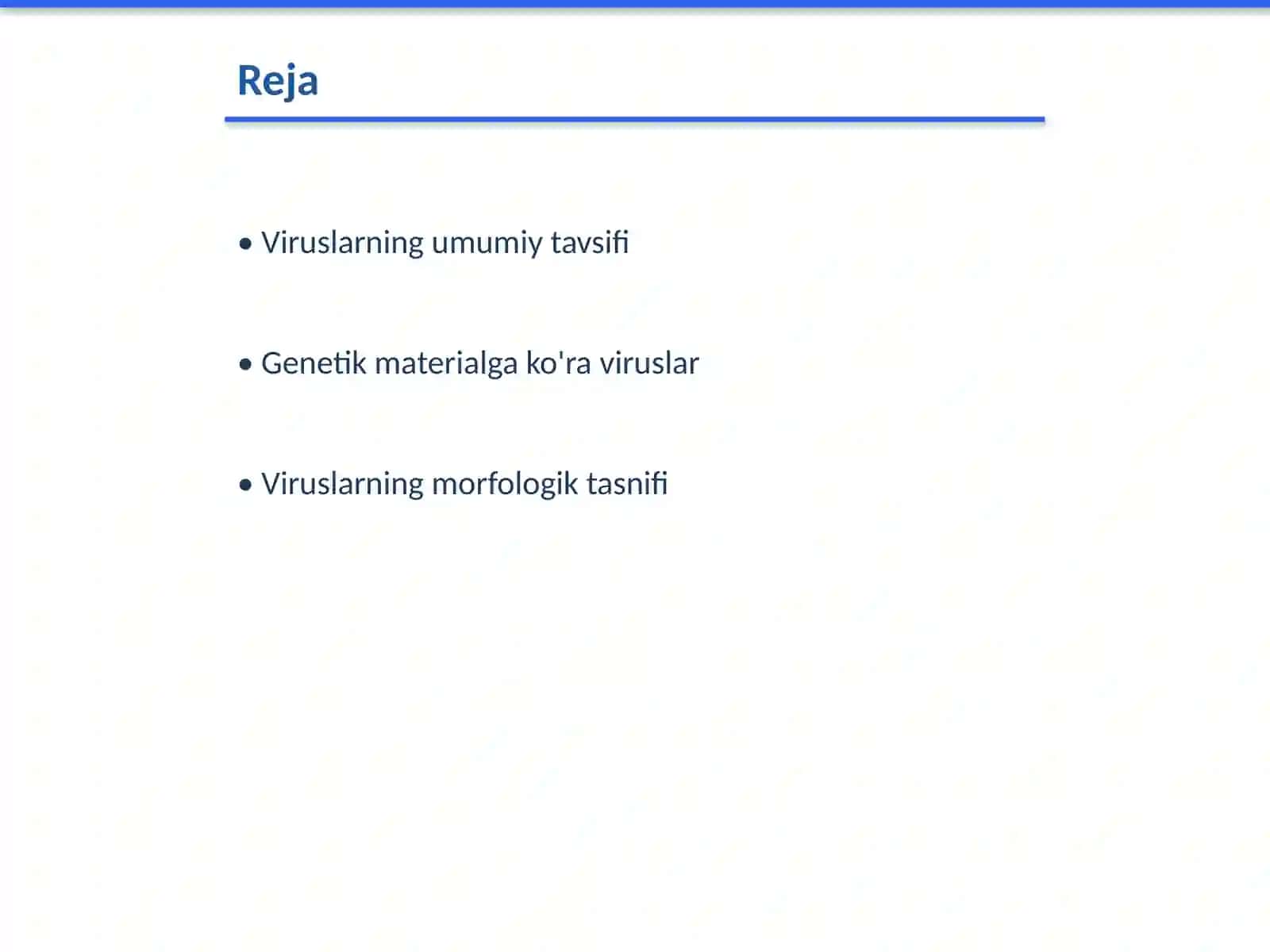 Viruslarning klassifikatsiyasi 2