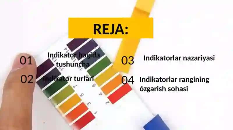 Indikatorlar va ularning ahamiyati 2